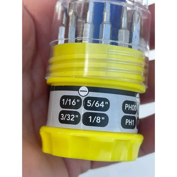 NEW 14 Pcs Screwdriver Set Magnetic Base Case Mini Repairing Tools Multifunction - Picture 4 of 10